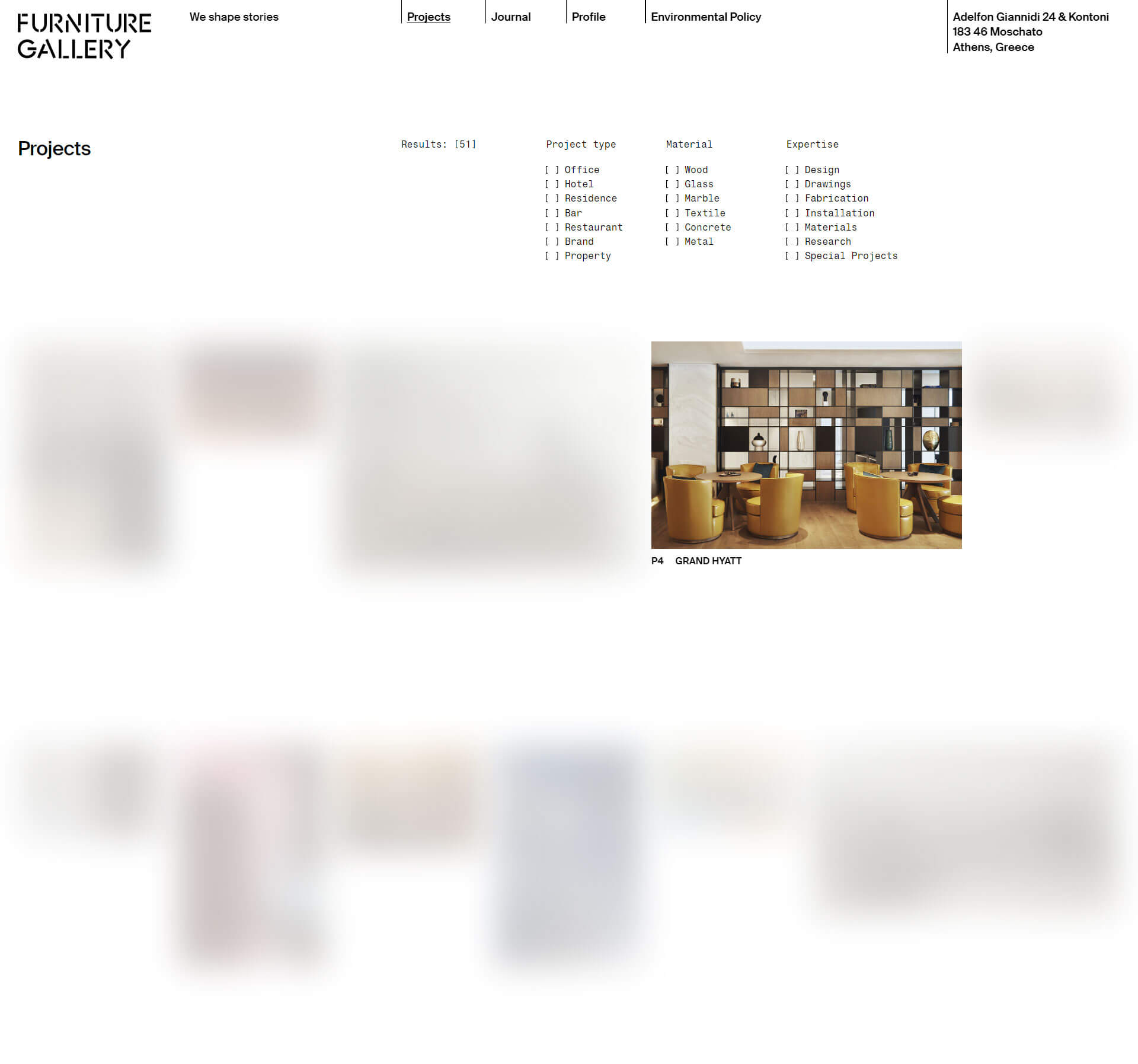 Lab21 Web Development Studio-Furniture Gallery