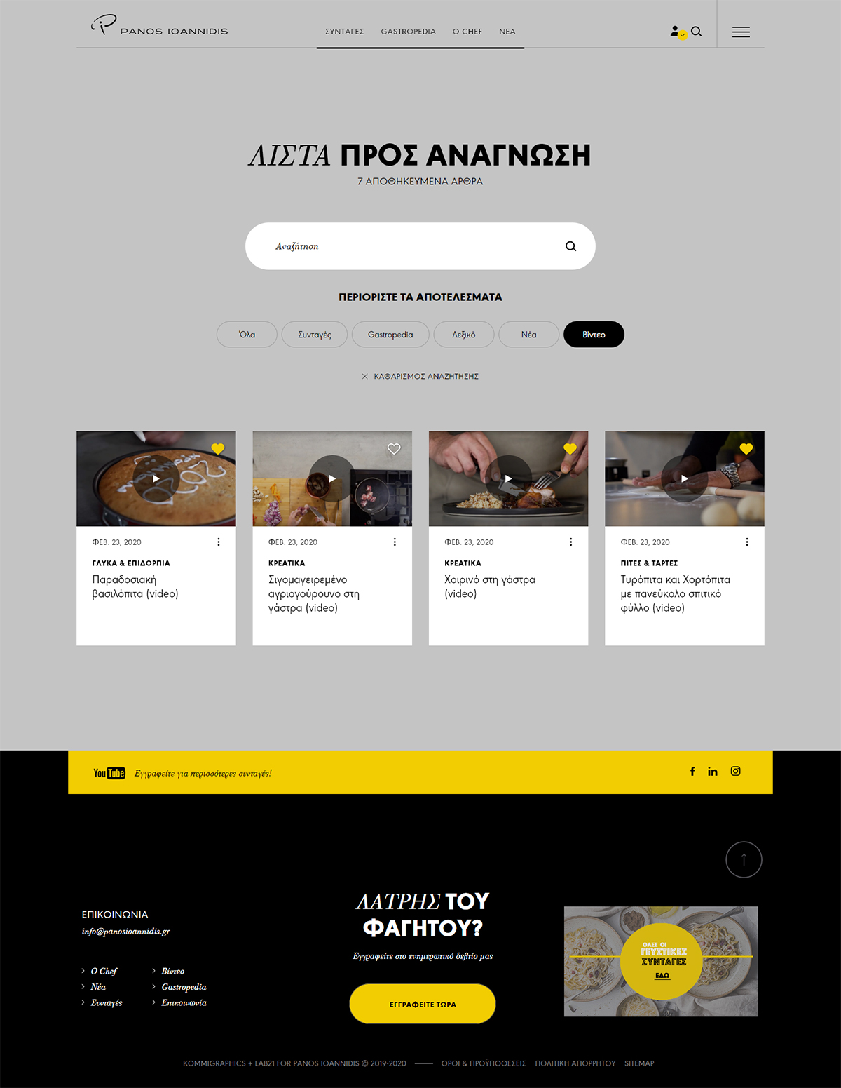 Lab21 Web Development Studio-Chef Panos Ioannidis